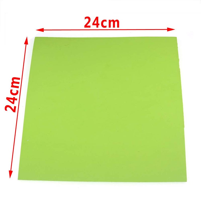 GREATFISHING 10 Best Color/Set Fly Tying Foam Sheet Chartreuse Green Orange Floating Dry Fly Grass Hopper Popper Fly Tying Materials 3mm Thickness 9.6X9.6 inch - Image 1